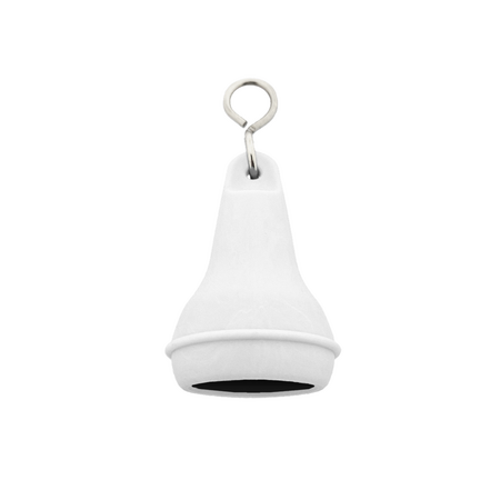 CombiCraft Hotel sleutelhanger Mayfair van kunststof in wit,  blanco of met gravering - per 1 stuk
