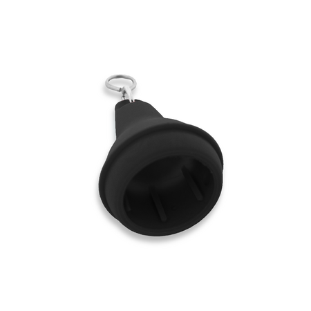 Hotel sleutelhanger Mayfair van kunststof in zwart,  blanco of met gravering - per 1 stuk