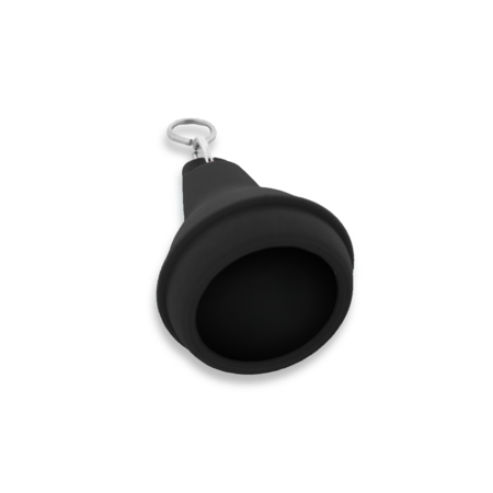 Hotel sleutelhanger Mayfair van kunststof in zwart,  blanco of met gravering - per 1 stuk