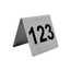 Tafelnummer van RVS- Edelstaal 50x50mm - per 1 stuk