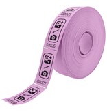 CombiCraft Consumptiebonnen drukken op rol met eigen ontwerp 57x30mm - per rol met 1000 bonnen