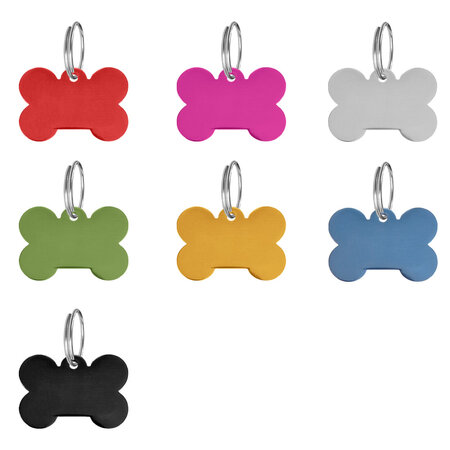 CombiCraft Hondenpenning botje middel 34x23mm met naam en tekst – per stuk