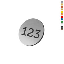 Kunststof nummerplaatje