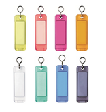 CombiCraft Blanco Hotel sleutelhanger Canary met papierinleg 90mm – per 1 stuk