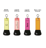 CombiCraft Hotel sleutelhanger Canary Warf met gravering 115mm  - per 1 stuk