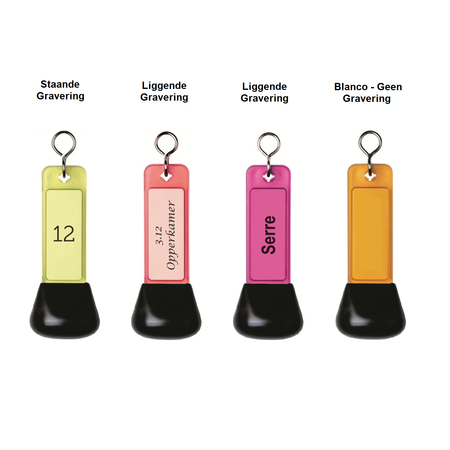 CombiCraft Hotel sleutelhanger Canary Warf met gravering 115mm  - per 1 stuk