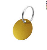 Blanco aluminium sleutellabel - per stuk