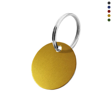 Blanco aluminium sleutellabel - per stuk