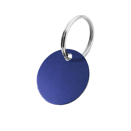 Blanco aluminium sleutellabel - per stuk