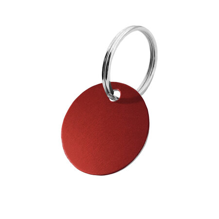 Blanco aluminium sleutellabel - per stuk