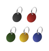 Blanco aluminium sleutellabel - per stuk