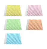 Blanco Tyvek polsbandjes gestreepte kleurenmix - 100 stuks