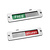 CombiCraft Aluminium schuifbordje Free - Occupied met gaten