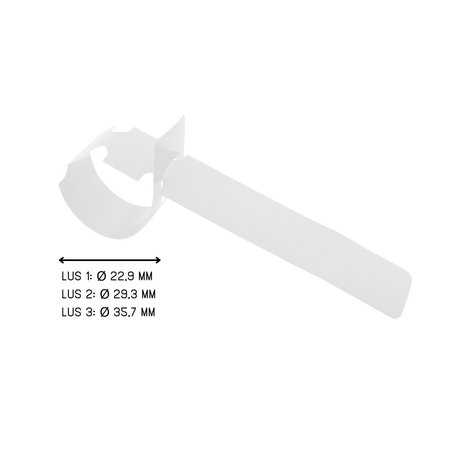Losse sleufetiketten of plantenlabels 210x20mm - 100 stuks