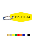 CombiCraft Kunststof sleutellabel wiebertje met kenteken - per stuk