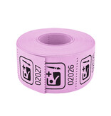 CombiCraft Consumptiebonnen drukken op rol met eigen ontwerp 30x30mm - per rol van 500 bonnen