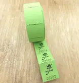 CombiCraft Consumptiebonnen drukken op rol met eigen ontwerp 30x30mm - per rol van 500 bonnen