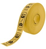 CombiCraft Consumptiebonnen op rol drukken met eigen ontwerp 80x30mm - per 2 rollen van 500 bonnen