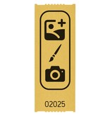 CombiCraft Consumptiebonnen op rol drukken met eigen ontwerp 80x30mm - per 2 rollen van 500 bonnen