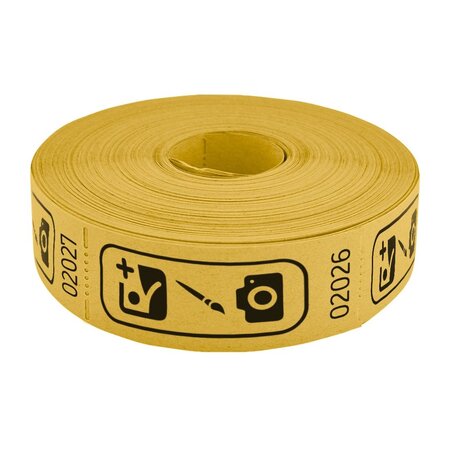 CombiCraft Consumptiebonnen op rol drukken met eigen ontwerp 80x30mm - per 2 rollen van 500 bonnen