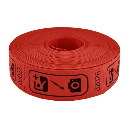 CombiCraft Consumptiebonnen op rol drukken met eigen ontwerp 85x30mm - per 2 rollen van 500 bonnen