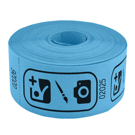 CombiCraft Consumptiebonnen drukken op rol met eigen ontwerp 114x60mm - per 2 rollen van 500 bonnen