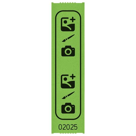 CombiCraft Consumptiebonnen drukken op rol met eigen ontwerp 114x30mm - per 2 rollen van 500 bonnen