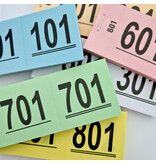 CombiCraft Nummerbloks genummerd 1 tot 1000 - per 1000 nummers