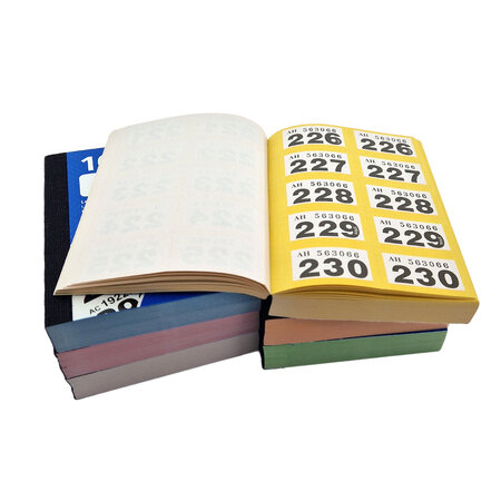 CombiCraft Dubbelnummers in boekjes - per 1000 nummers