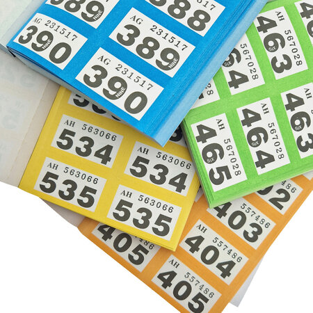 CombiCraft Budget dubbelnummers in boekjes - per 1000 nummers