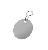 CombiCraft Blanco RVS sleutellabel Ø30mm actiemodel - per 1 stuk