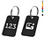 CombiCraft Sleutellabel rechthoek nummer en logo