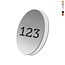 CombiCraft Laserfolie nummerplaatje ovaal met tape - per stuk