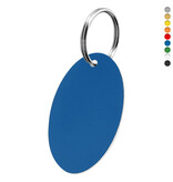 CombiCraft Blanco kunststof sleutellabel ovaal - per stuk