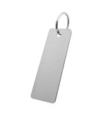 CombiCraft Blanco aluminium sleutellabel 25x70mm - per stuk