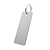 CombiCraft Blanco aluminium sleutellabel 25x70mm