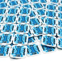 Plastic breekmunten - 1000 stuks