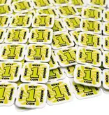 Breekmunten plastic met 40 munten per matje - per 1000 stuks