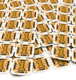 Breekmunten plastic met 40 munten per matje - per 1000 stuks