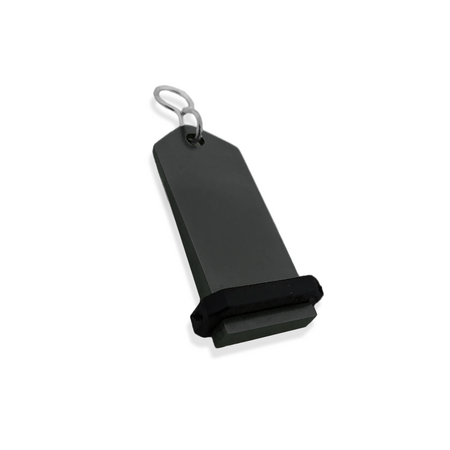 Blanco Midi Bumerang aluminium hotel sleutelhanger 30x75 mm