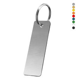 CombiCraft Blanco kunststof sleutellabel rechthoek  - per stuk