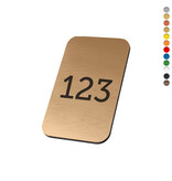 CombiCraft Kunststof nummerplaatje rechthoek - per stuk