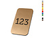 CombiCraft Kunststof nummerplaatje rechthoek - per stuk