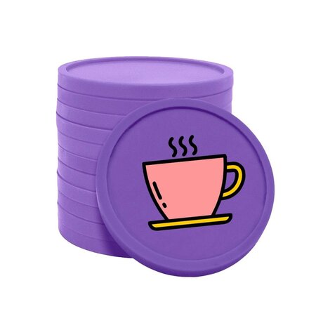 CombiCraft Gekleurde koffie consumptiemunten Ø29mm - per 100 stuks