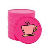 Gekleurde koffie consumptiemunten Ø29mm - per 100 stuks