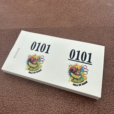 CombiCraft Nummerlootjes met full color logo - per 1000 nummers