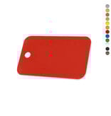 CombiCraft Blanco kunststof nummerplaatje rechthoek met gat  - per stuk