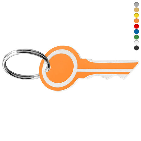 CombiCraft Kunststof sleutellabel sleutel 52x24mm - per stuk