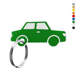 Kunststof sleutellabel auto 41x19mm - per stuk