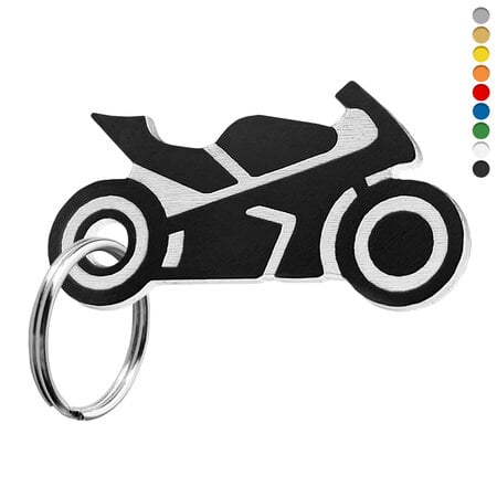 CombiCraft Kunststof sleutellabel motor 40x21mm - per stuk